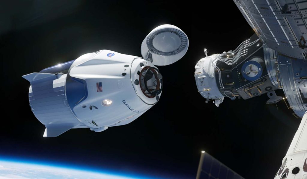 SpaceX запустила космический корабль, который успешно состыковался с МКС