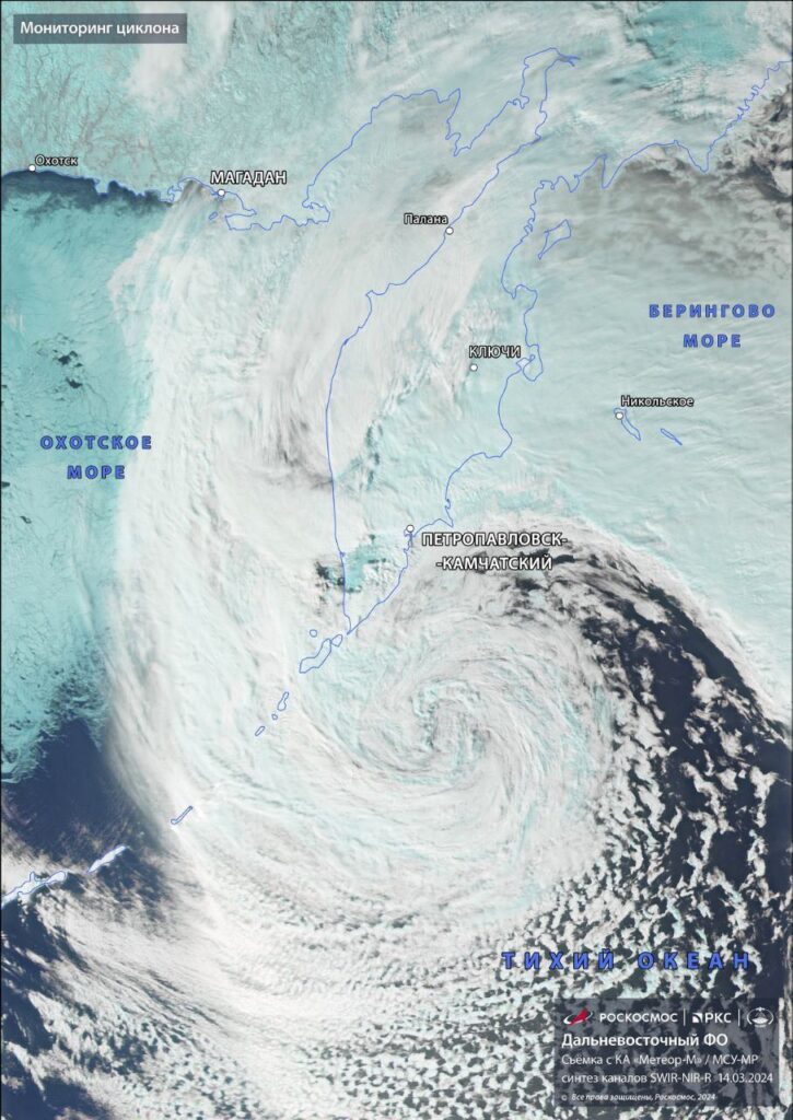 Ураганный ветер на Камчатке достигал 60 метров в секунду или 216 км в час